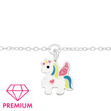 Unicorn - 925 Sterling Silver Kids Bracelets SD44095