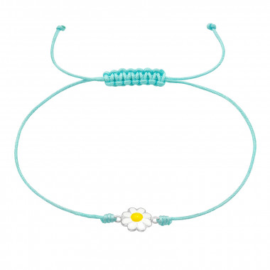 Daisy Flower - Nylon Cord Kids Bracelets SD44773