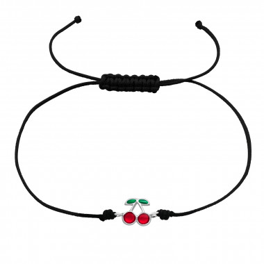 Cherry - Nylon Cord Kids Bracelets SD44774