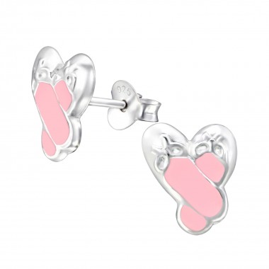 Shoe - 925 Sterling Silver Kids Ear Studs SD12756