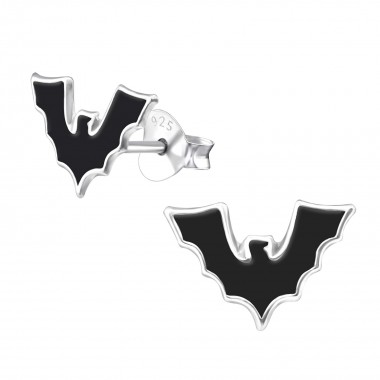 Bat - 925 Sterling Silver Kids Ear Studs SD13280