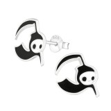 Devil - 925 Sterling Silver Kids Ear Studs SD13640