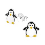 Penguin - 925 Sterling Silver Kids Ear Studs SD17139