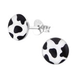 Cow - 925 Sterling Silver Kids Ear Studs SD19690