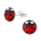 Lady Bug - 925 Sterling Silver Kids Ear Studs SD19709