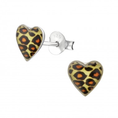 Leopard - 925 Sterling Silver Kids Ear Studs SD19916