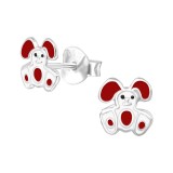 Rabbit - 925 Sterling Silver Kids Ear Studs SD21712