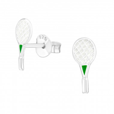 Badminton - 925 Sterling Silver Kids Ear Studs SD21905