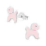 Dog - 925 Sterling Silver Kids Ear Studs SD22222