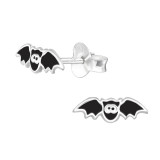 Bat - 925 Sterling Silver Kids Ear Studs SD24317