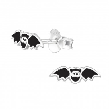 Bat - 925 Sterling Silver Kids Ear Studs SD24317