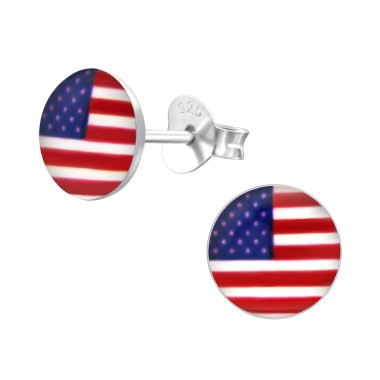 USA - 925 Sterling Silver Kids Ear Studs SD24461