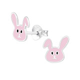 Rabbit - 925 Sterling Silver Kids Ear Studs SD24727