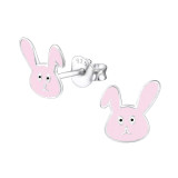 Rabbit - 925 Sterling Silver Kids Ear Studs SD24727