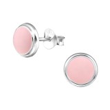 Round - 925 Sterling Silver Kids Ear Studs SD31342