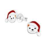 Bear - 925 Sterling Silver Kids Ear Studs SD33590
