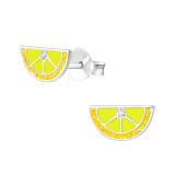 Lemon - 925 Sterling Silver Kids Ear Studs SD33677