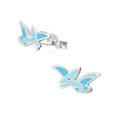 Dinosaur - 925 Sterling Silver Kids Ear Studs SD34354