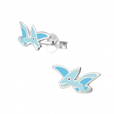 Dinosaur - 925 Sterling Silver Kids Ear Studs SD34354