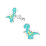 Dinosaur - 925 Sterling Silver Kids Ear Studs SD34355