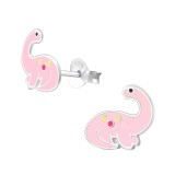 Dinosaur - 925 Sterling Silver Kids Ear Studs SD34356