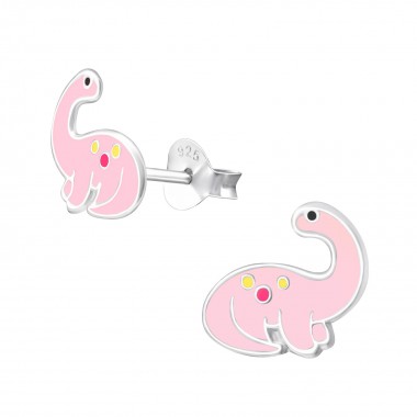 Dinosaur - 925 Sterling Silver Kids Ear Studs SD34356