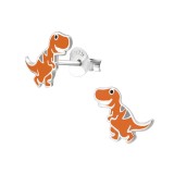 Dinosaur - 925 Sterling Silver Kids Ear Studs SD34357