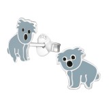 Koala Bear - 925 Sterling Silver Kids Ear Studs SD3496