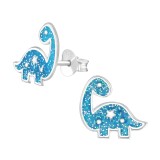 Dinosaur - 925 Sterling Silver Kids Ear Studs SD36940