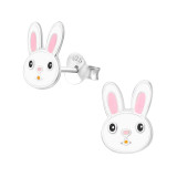 Rabbit - 925 Sterling Silver Kids Ear Studs SD37111