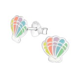 Shell - 925 Sterling Silver Kids Ear Studs SD37137