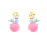 Mermaid - 925 Sterling Silver Kids Ear Studs SD37151