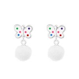 Butterfly - 925 Sterling Silver Kids Ear Studs SD37156