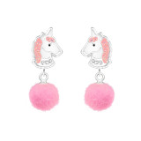 Unicorn - 925 Sterling Silver Kids Ear Studs SD37161