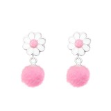 Flower - 925 Sterling Silver Kids Ear Studs SD37167