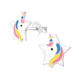 Unicorn - 925 Sterling Silver Kids Ear Studs SD37873