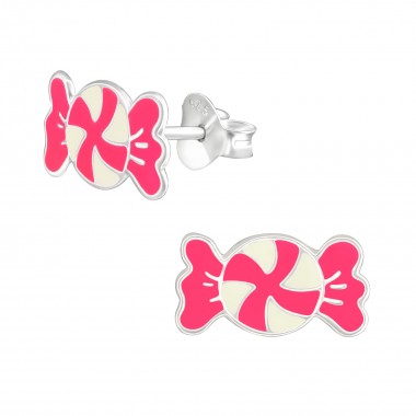 Candy - 925 Sterling Silver Kids Ear Studs SD37889