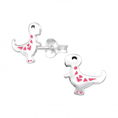 Dinosaur - 925 Sterling Silver Kids Ear Studs SD38089