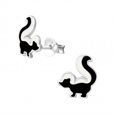 Squirrel - 925 Sterling Silver Kids Ear Studs SD38230