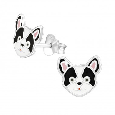 Dog - 925 Sterling Silver Kids Ear Studs SD38234