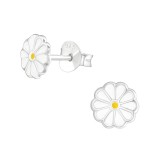 Flower - 925 Sterling Silver Kids Ear Studs SD38237