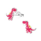 Dinosaur - 925 Sterling Silver Kids Ear Studs SD38259
