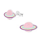 Planet - 925 Sterling Silver Kids Ear Studs SD38262