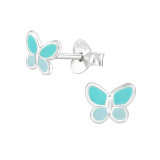 Butterfly - 925 Sterling Silver Kids Ear Studs SD38284
