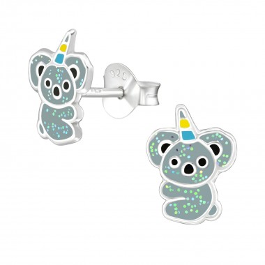 Koalacorn - 925 Sterling Silver Kids Ear Studs SD38669