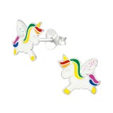 Unicorn - 925 Sterling Silver Kids Ear Studs SD38693