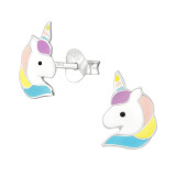 Unicorn - 925 Sterling Silver Kids Ear Studs SD38699