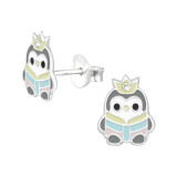 Penguin - 925 Sterling Silver Kids Ear Studs SD39143