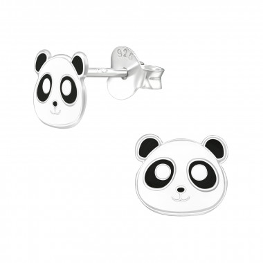 Panda - 925 Sterling Silver Kids Ear Studs SD39286