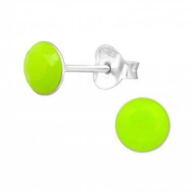 Round - 925 Sterling Silver Kids Ear Studs SD39425